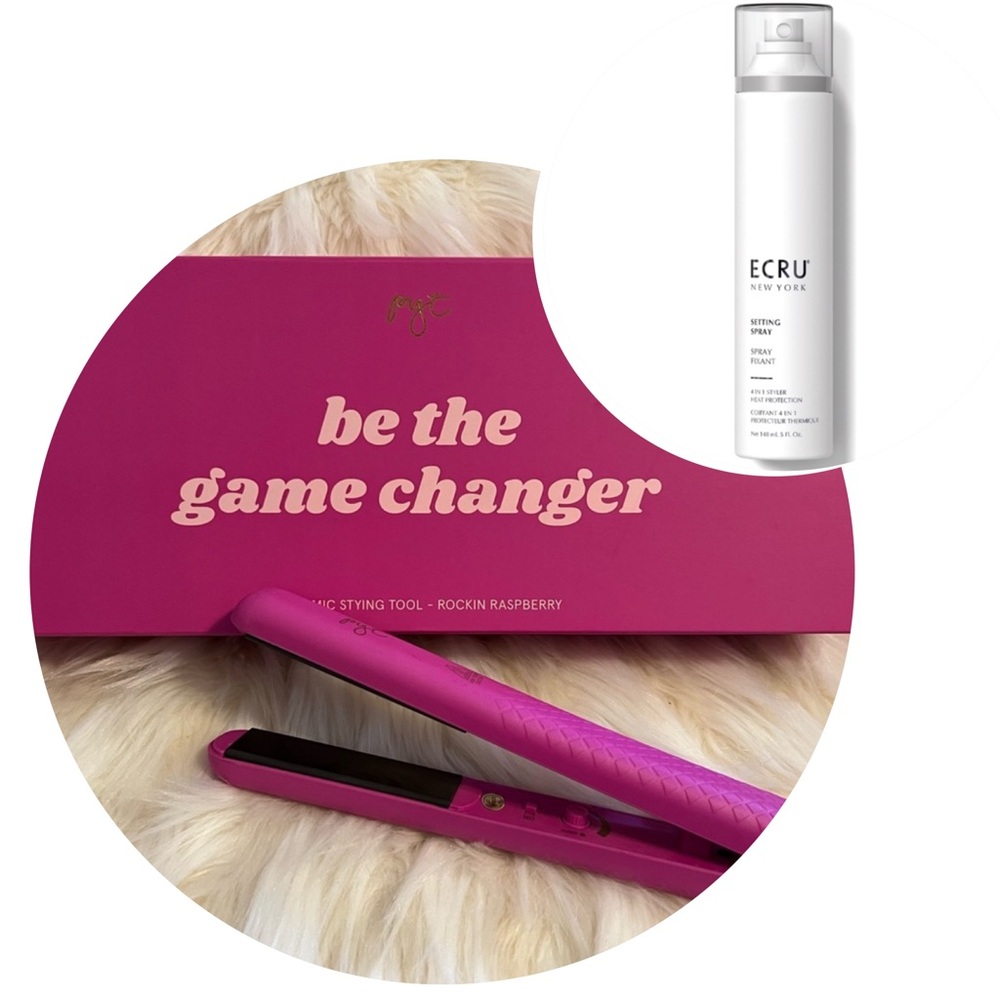 PYT ~ PRETTY YOUNG THING Ceramic Styling Tool & ECRU Setting Spray